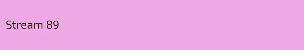 Stream 89